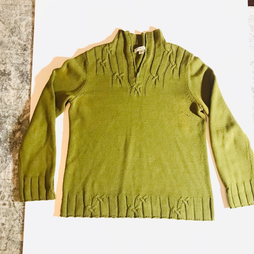 Coldwater Creek Zipper Sweater